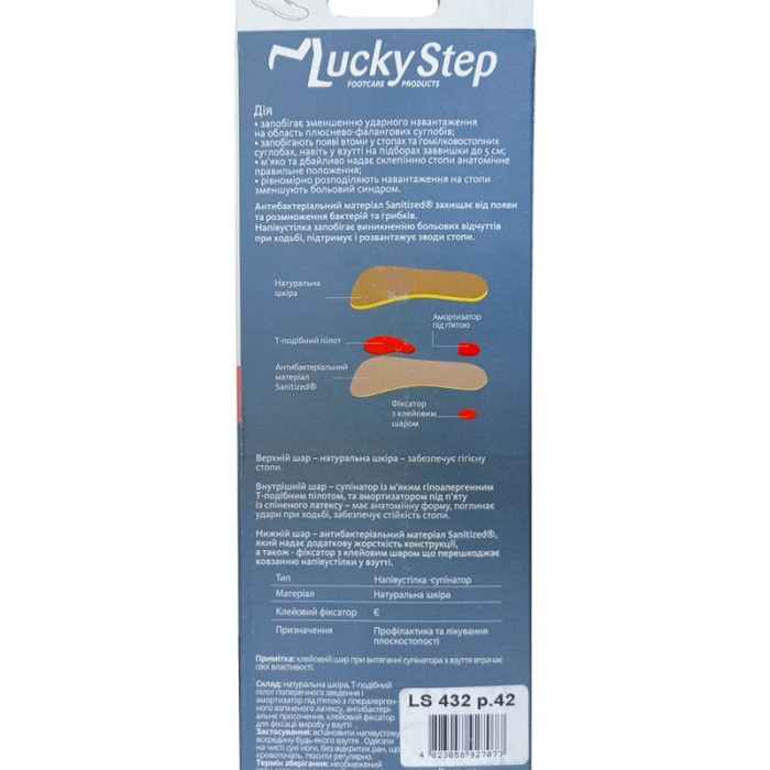 Полустелька ортопедическая Promen. Rest LS432