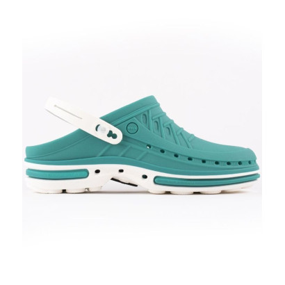 Сабо медичні Wock CLOG06 колір білий-зелений