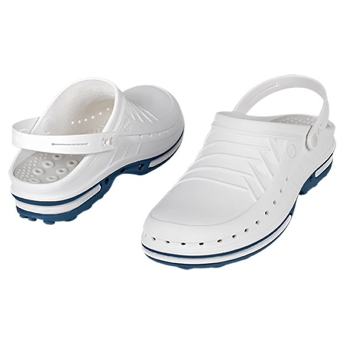 Сабо медицинские Wock CLOG02 цвет белый-синий