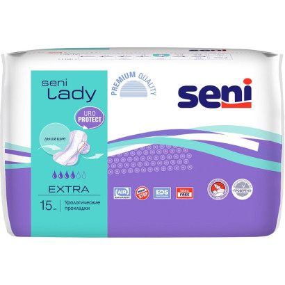 Прокладки урологические SENI Lady Extra 15 шт.