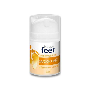 Бальзам для ніг HAPPY FEET Загоюючий з бджолиним воском 50 мл ENJEE 11678