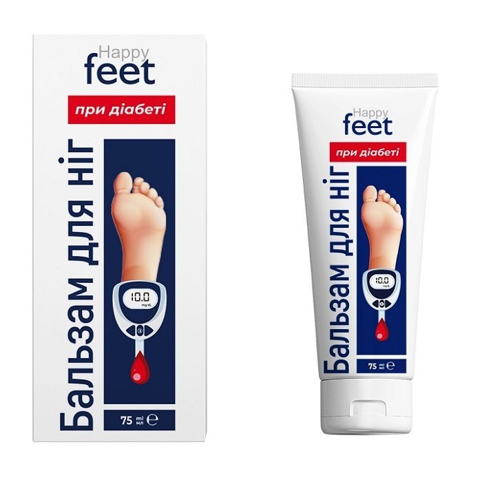 Бальзам для ніг при діабеті HAPPY FEET 75 мл ENJEE 12022