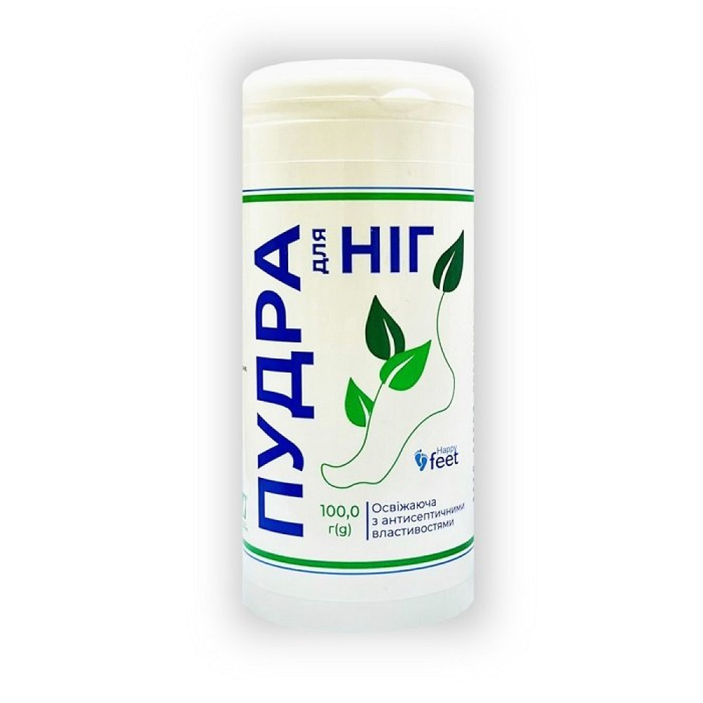 Пудра для ніг Happy Feet освіжаюча 100 г ENJEE 12058