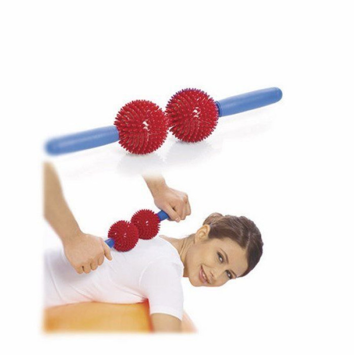 Массажер (мячи игольчатые с ручками) OМ-402