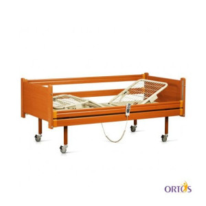 Кровать медицинская 4х-секционная с электроприводом на колесах с поручнями OSD-91E