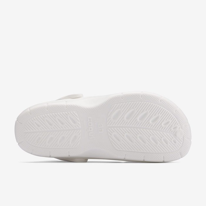 Сабо (кроксы) COQUI мужские JUMPER (6351 White/Khaki Grey) белый/серый ДОСТУПЕН ТОЛЬКО САМОВЫВОЗ