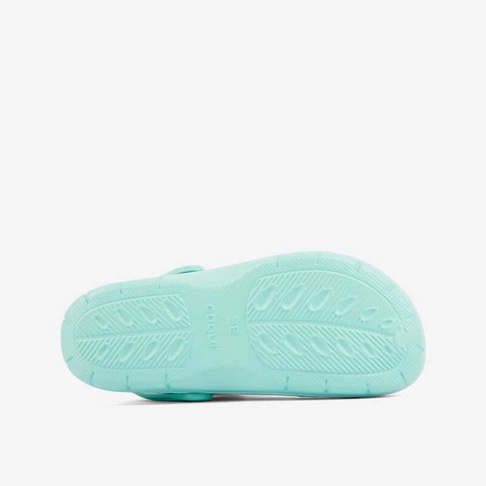 Сабо (кроксы) COQUI женские JUMPER (6352 Lt. Mint/White) мятный/белый ДОСТУПЕН ТОЛЬКО САМОВЫВОЗ