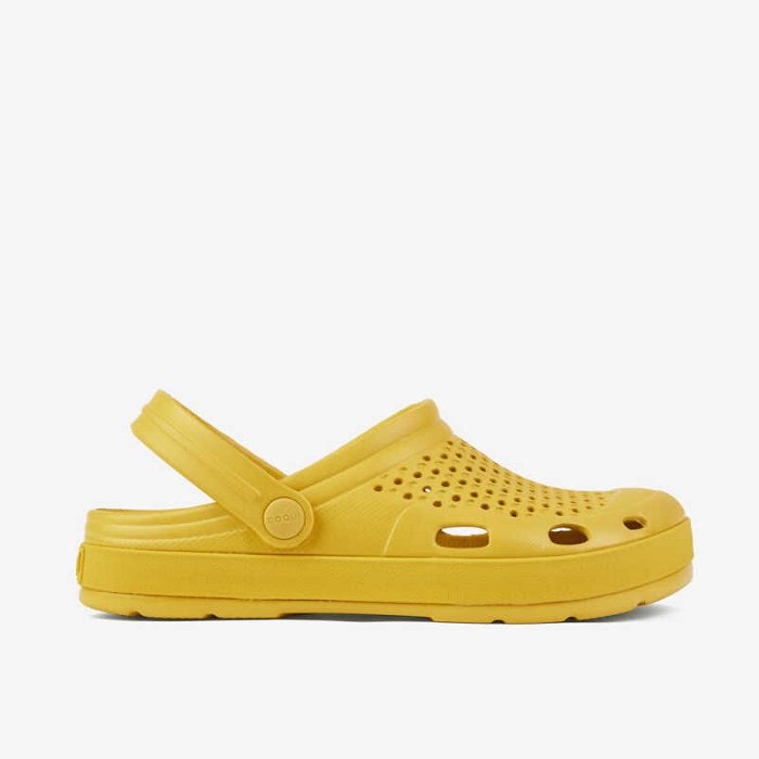 Сабо (кроксы) COQUI женские LINDO (6413 Mustard W) горчично-желтый ДОСТУПЕН ТОЛЬКО САМОВЫВОЗ