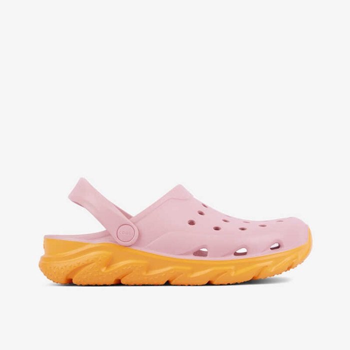 Сабо (крокси) COQUI жіночі CODY (6432 POWDER PINK/ORANGE ) рожевий/помаранчевий ДОСТУПНИЙ ЛИШЕ САМОВИВІЗ