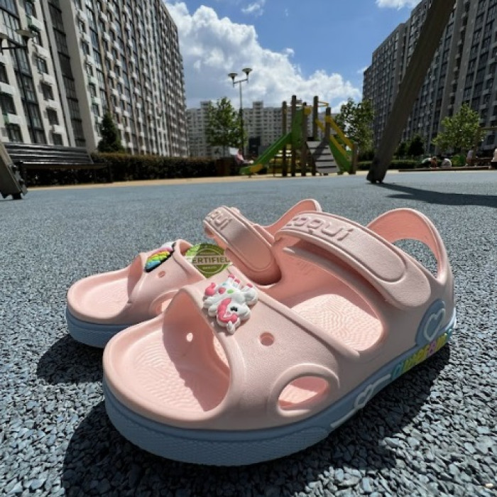 Босоножки сандалии детские COQUI YOGI (8861 Candy Pink/Candy Blue Rainbow + Amulet) розовый ДОСТУПЕН ТОЛЬКО САМОВЫВОЗ