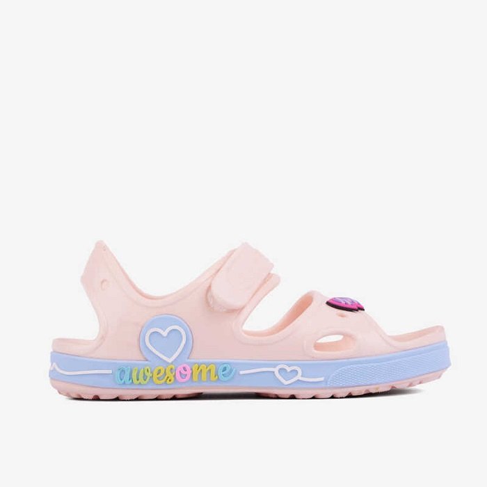 Босоножки сандалии детские COQUI YOGI (8861 Candy Pink/Candy Blue Rainbow + Amulet) розовый ДОСТУПЕН ТОЛЬКО САМОВЫВОЗ