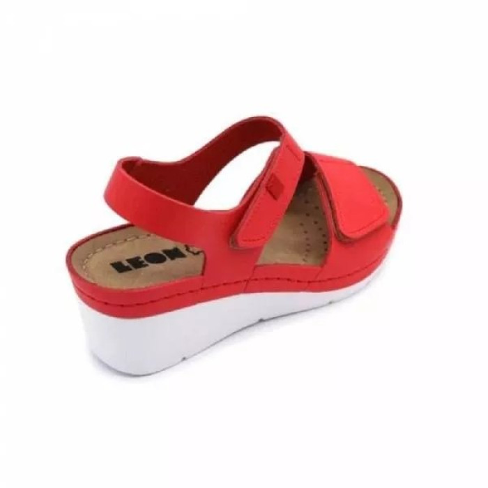 Босоніжки жіночі ортопедичні Leon 1080 червоні