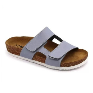 Ортопедичні шльопанці жіночі Leon 4051 блакитний орландо