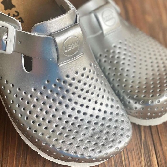 Сабо женские Leon 4250 серебро