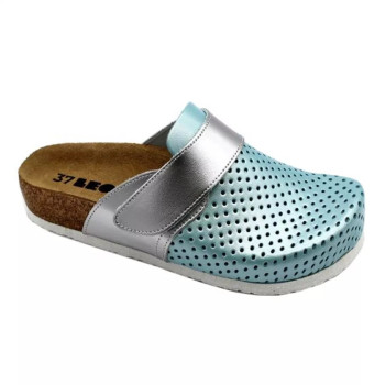 Сабо ортопедичні жіночі Leon 4251 м'ята-срібло