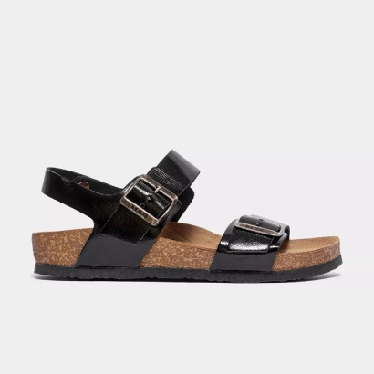 Босоножки ортопедические женские Leon 4303 черные лаковые