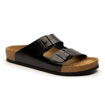 Шлепанцы ортопедические мужские Leon 4703 черные