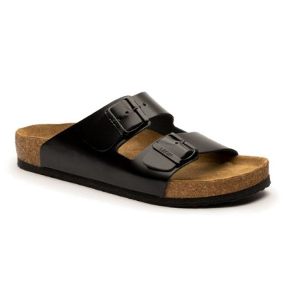 Шльопанці ортопедичні чоловічі Leon 4703 чорні