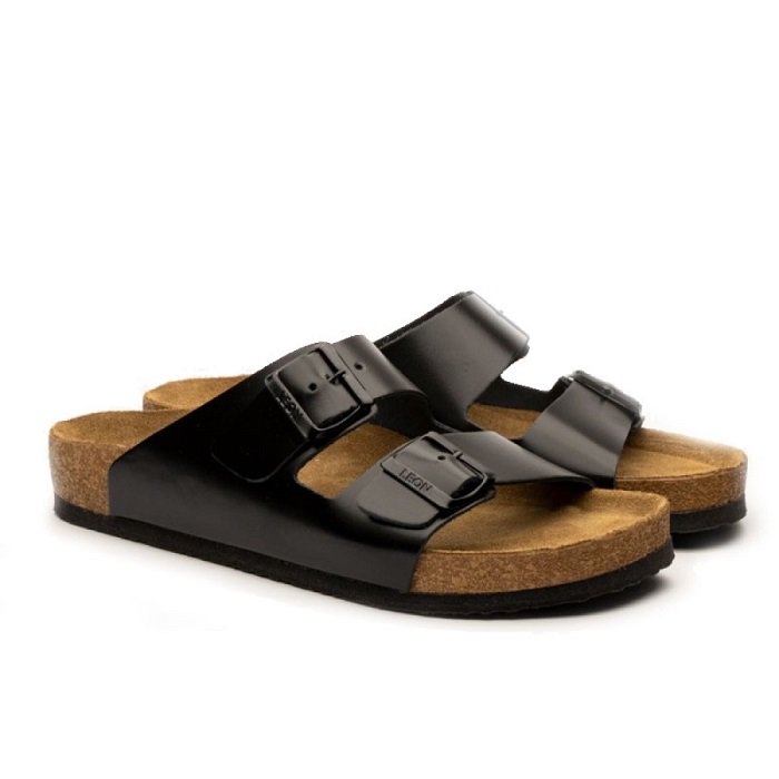 Шльопанці ортопедичні чоловічі Leon 4703 чорні