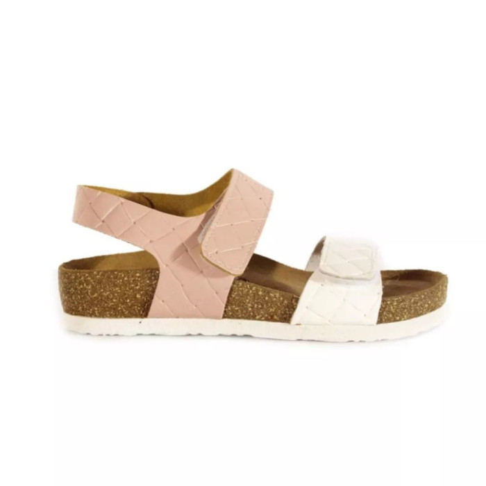 Босоножки детские Leon 4803 розово-белые