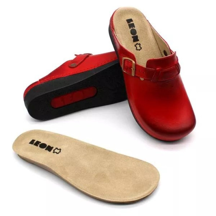 Сабо женские Leon 5000 красные
