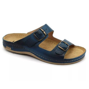 Шлепанцы ортопедические мужские Leon 703M синие