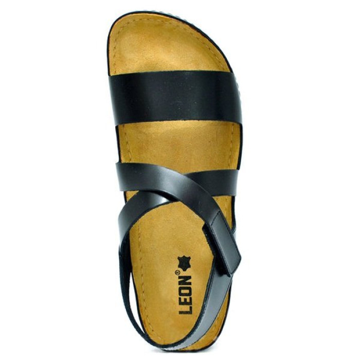 Шлепанцы ортопедические мужские Leon 710M черные