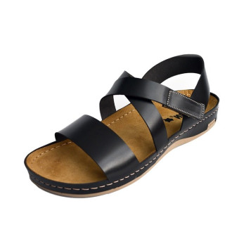 Шлепанцы ортопедические мужские Leon 710M черные