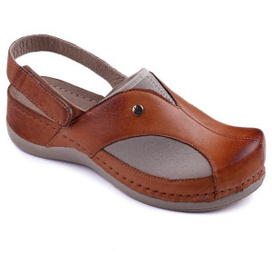 Сабо женские Leon 913 коричневые