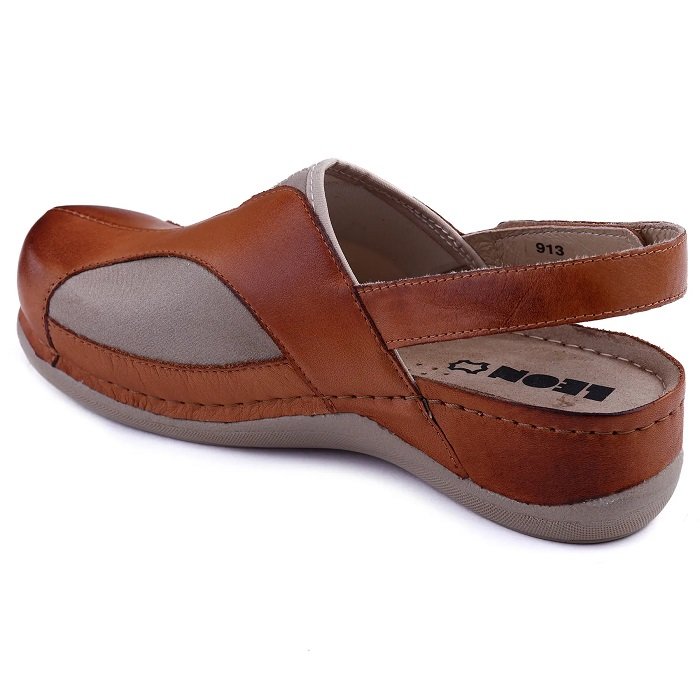 Сабо жіночі Leon 913 коричневі