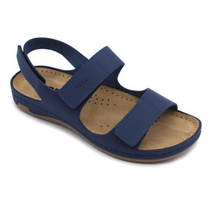 Босоножки ортопедические женские Leon 966 синие