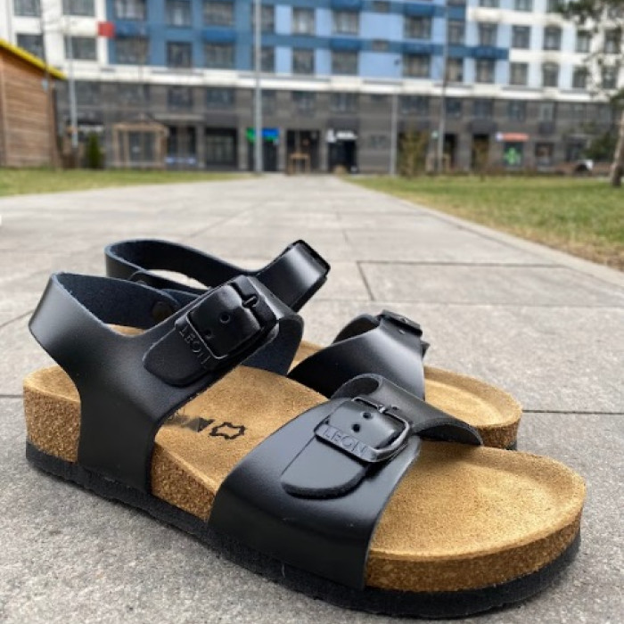 Дитячі босоніжки Leon 4805 чорний