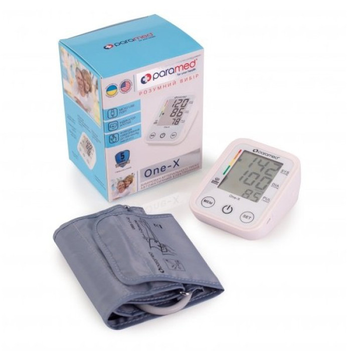 Автоматичний тонометр Paramed One-X з micro usb портом