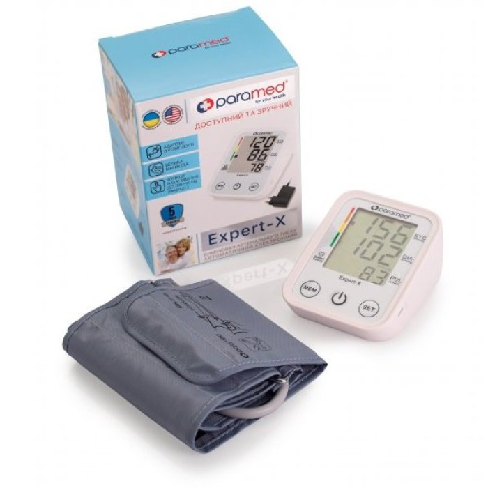 Тонометр автоматичний Paramed Expert-X з блоком живлення