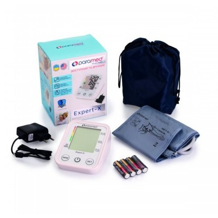 Тонометр автоматичний Paramed Expert-X з блоком живлення