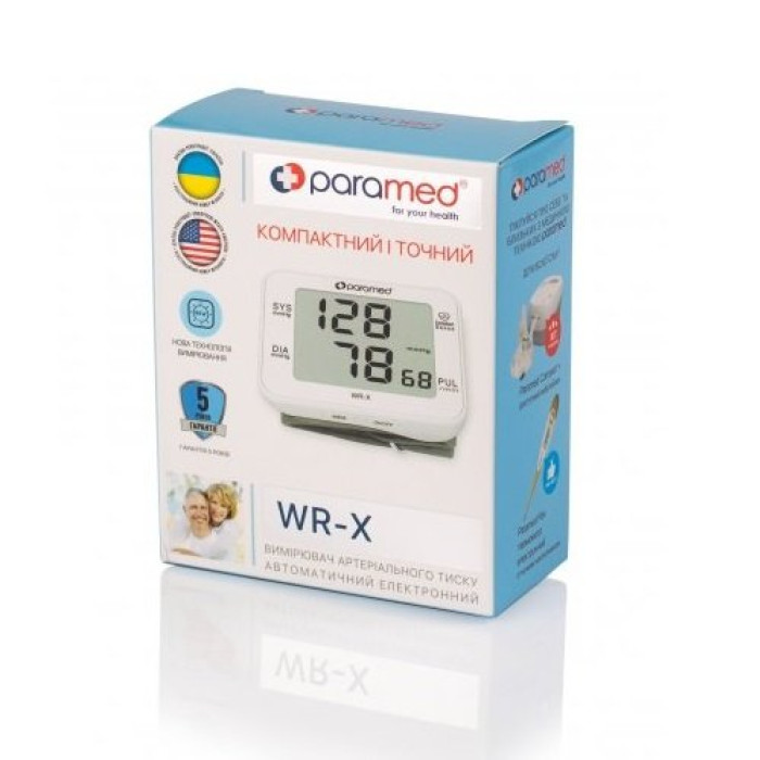 Автоматичний тонометр на зап'ястя Paramed WR-X
