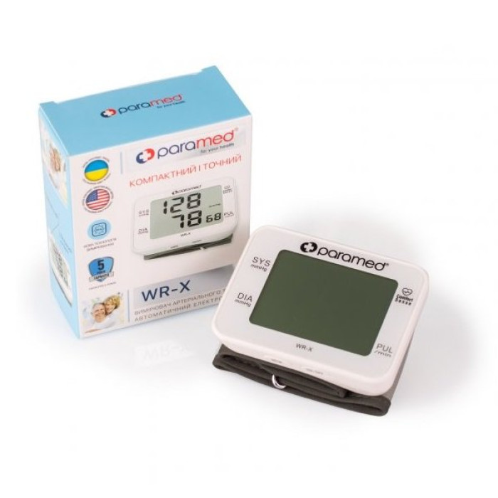 Автоматичний тонометр на зап'ястя Paramed WR-X