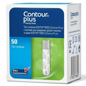 Тест смужки Contour Plus 50 шт.