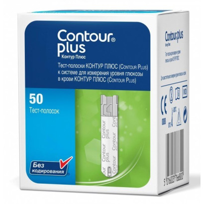Тест полоски Contour Plus 50 шт.
