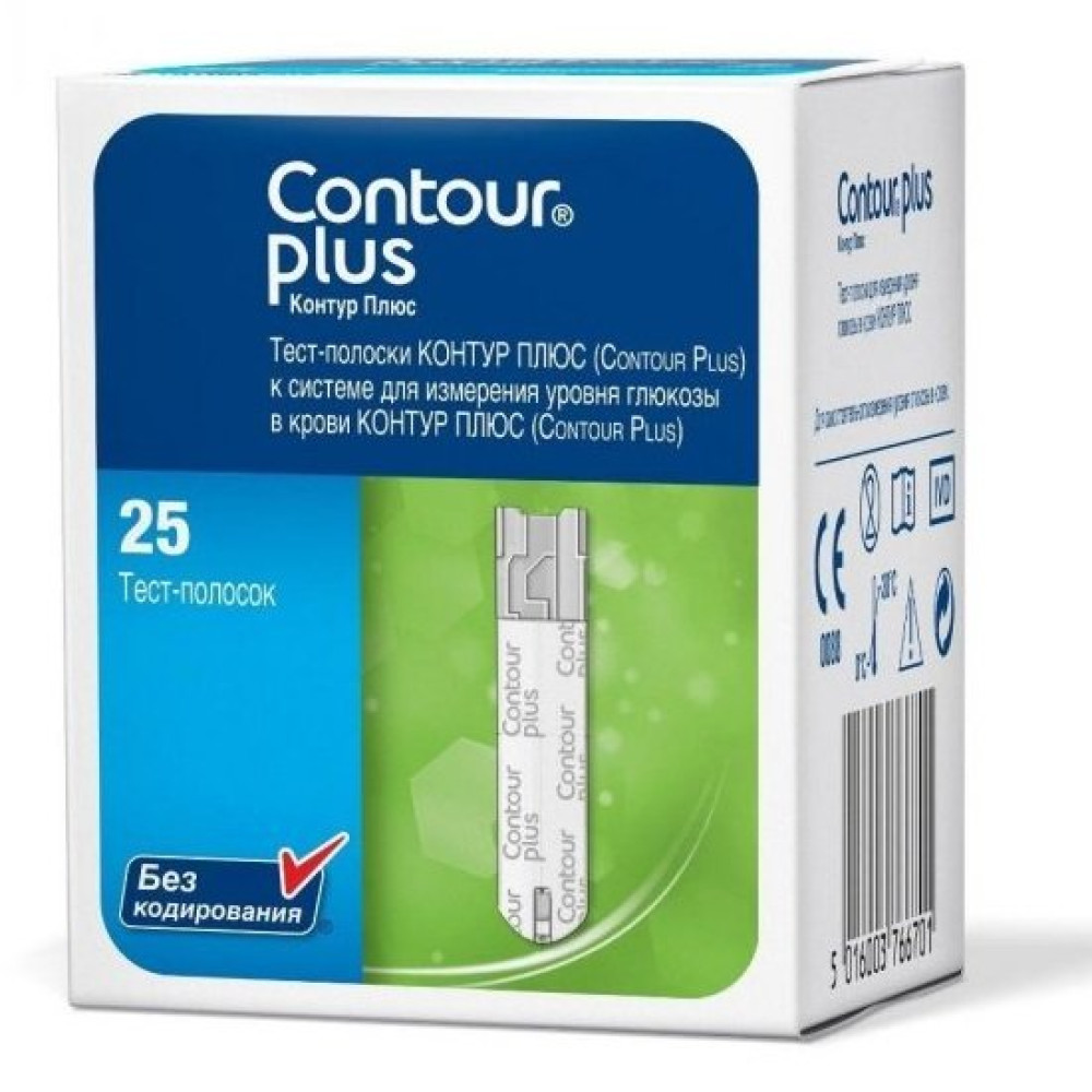 Тест полоски Contour Plus 25 шт.