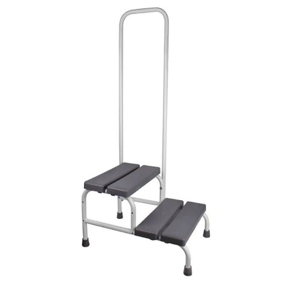 Ступени для ванны двойные с поручнем MED-05-002