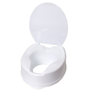 Сидіння надставка на унітаз Рідні Care RD-CARE-B05-15 з кришкою, висота 15 см