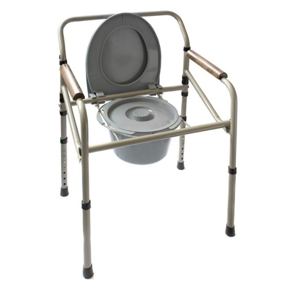 Стул-туалет складной, регулируемый по высоте MED-04-011