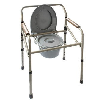 Стілець-туалет регульований за висотою, складаний MED-04-011