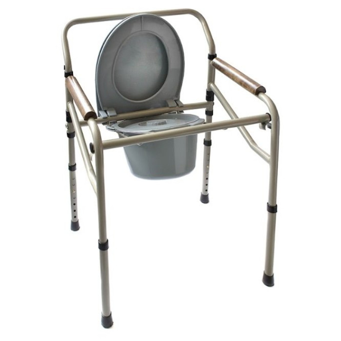 Стул-туалет складной, регулируемый по высоте MED-04-011