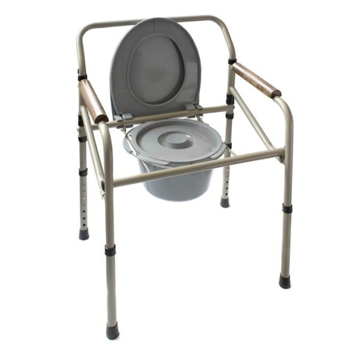 Стул-туалет складной, регулируемый по высоте MED-04-011