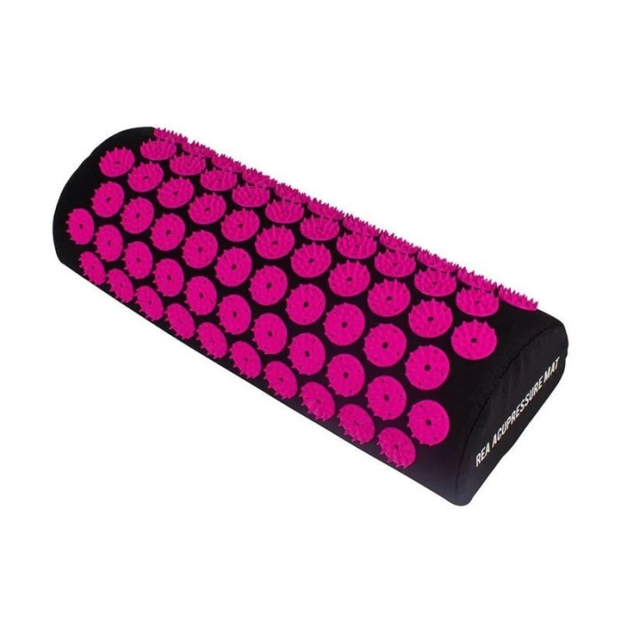 Акупунктурный массажный коврик с подушкой (розовый) REA-ACUP-МАТ-P