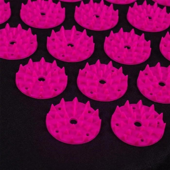 Акупунктурный массажный коврик (розовый) REA-ACUPR-МАТ-P