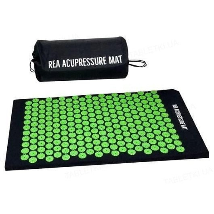 Акупунктурный массажный коврик (зеленый) REA-ACUPR-МАТ-G