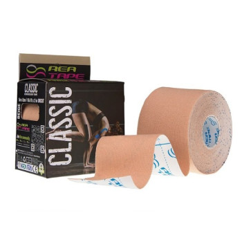 Кинезиологический тейп универсальный бежевый REA TAPE REA-Classic-bei